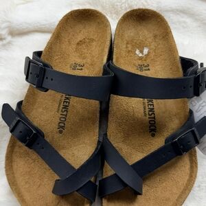Birkenstock Black Strappy Sandals No Box